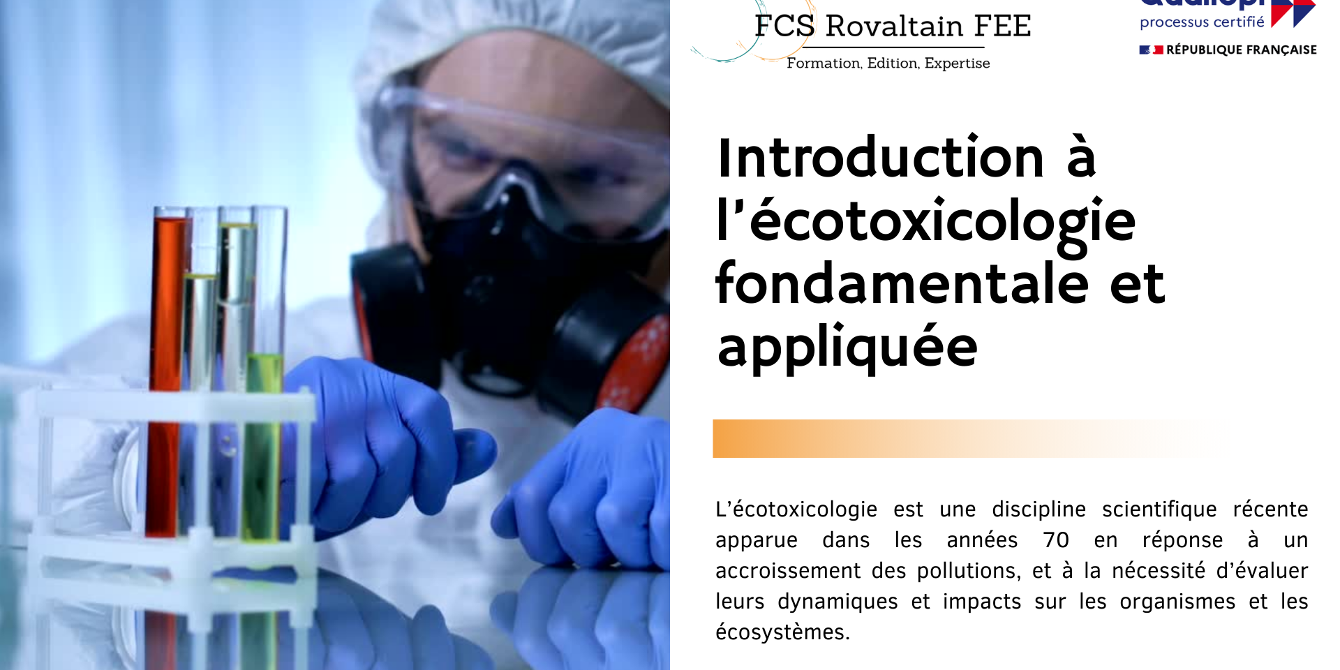 Formation Intro à l’ecotox