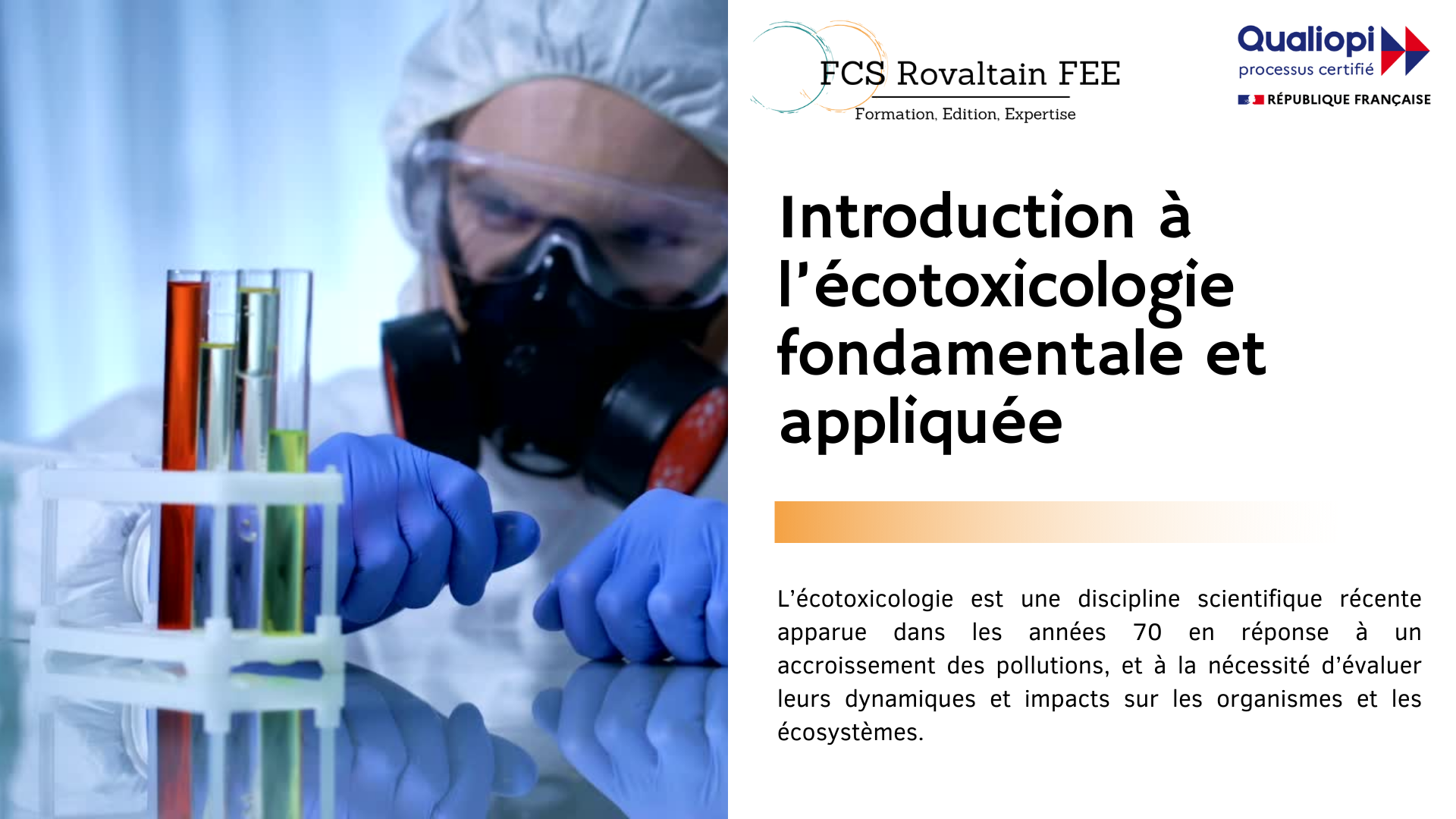 Formation Intro à l’ecotox