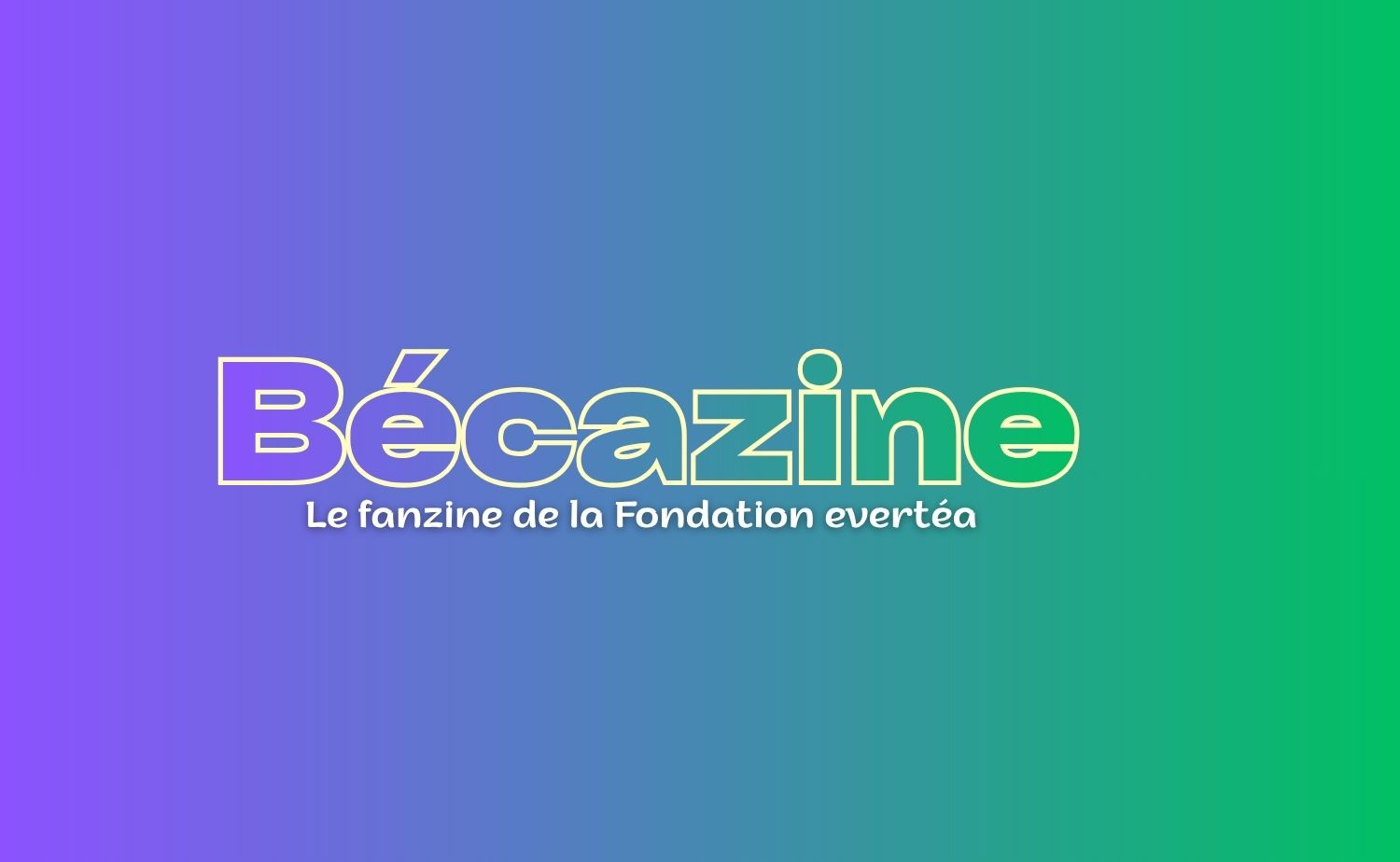 identité magazine Bécazine
